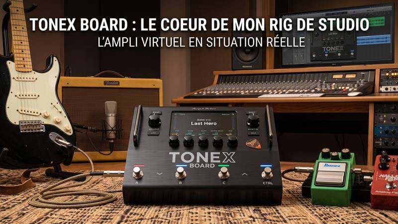 IK Multimedia TONEX Board : l’alternative proche du Helix Stadium et du Quad Cortex