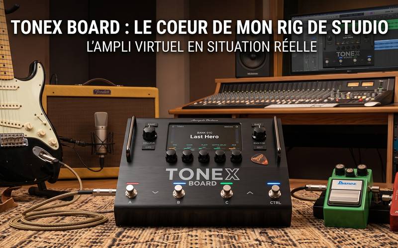 IK Multimedia TONEX Board : l’alternative proche du Helix Stadium et du Quad Cortex