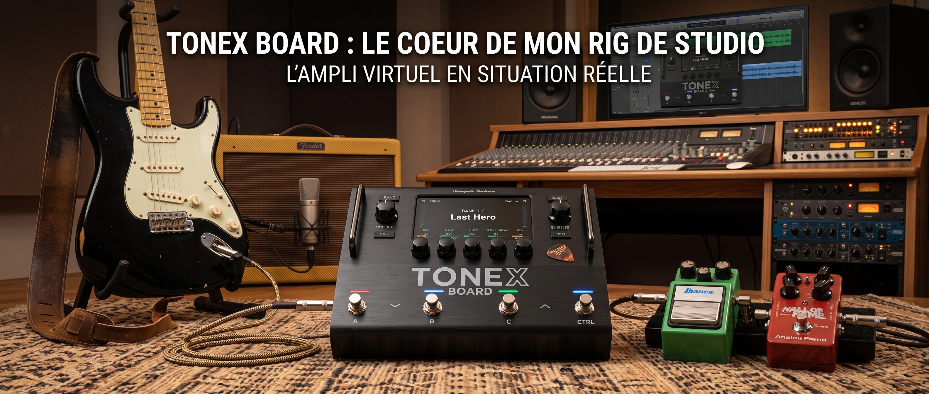 IK Multimedia TONEX Board : l’alternative proche du Helix Stadium et du Quad Cortex