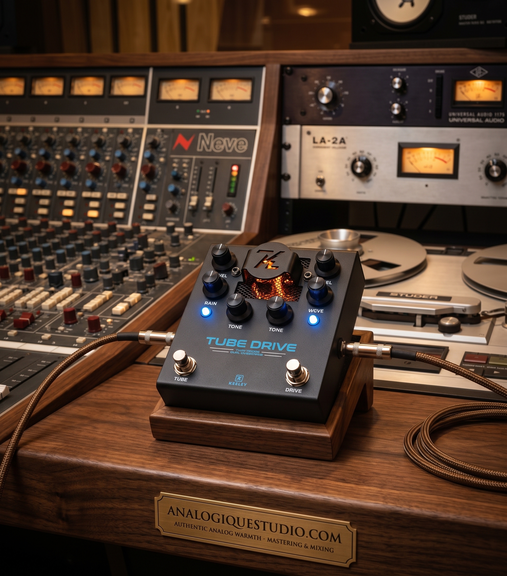 Keeley Tube Drive Twin Triode – Overdrive à double tube pour guitare : performance analogique et dynamique